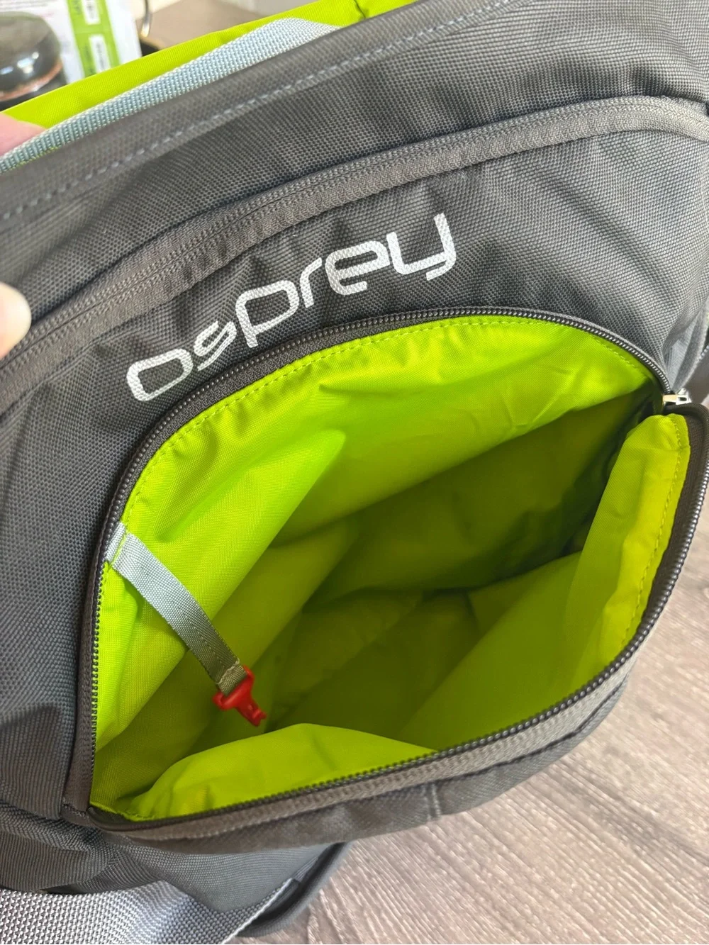 Osprey Flap Jack Courier Black Messenger Bag